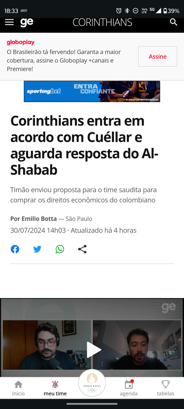 Cuellar vem a
