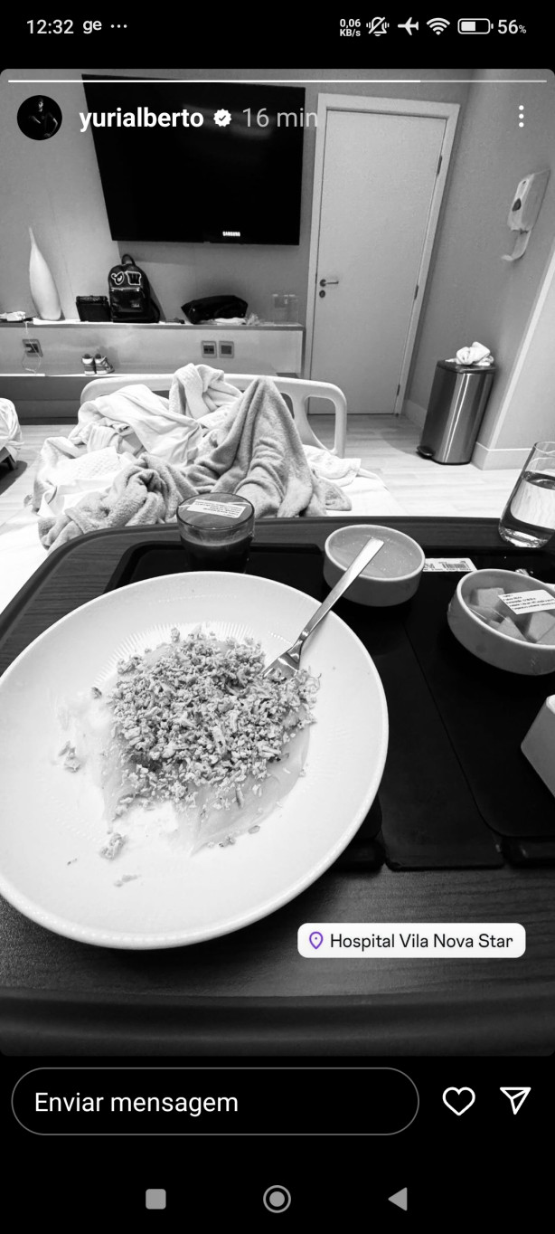 Yuri hospitalizado