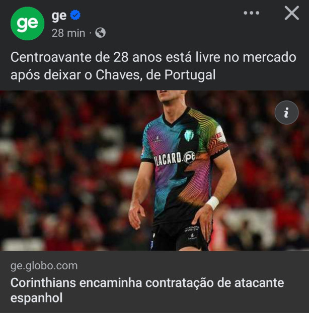 Atacante espanhol contratado