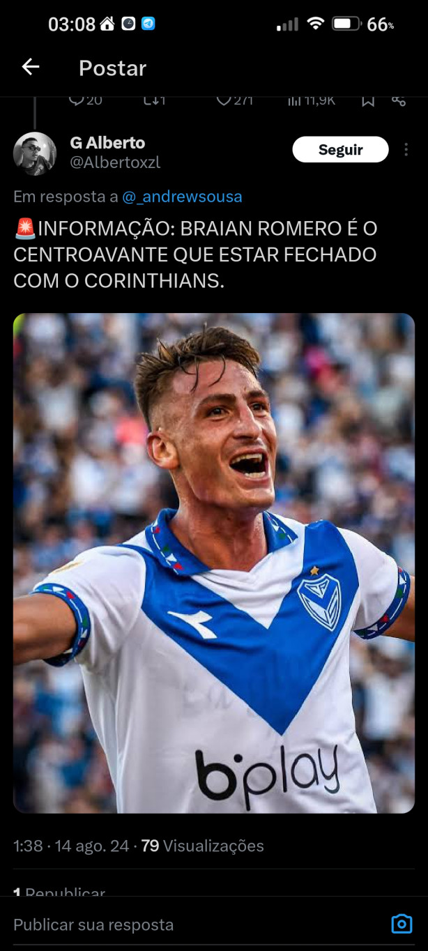 O centroavante argentino