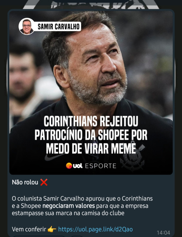 Corinthians, uma piada(?)