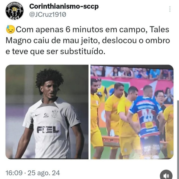 E o Telles Magno? Como est� a recupera��o?