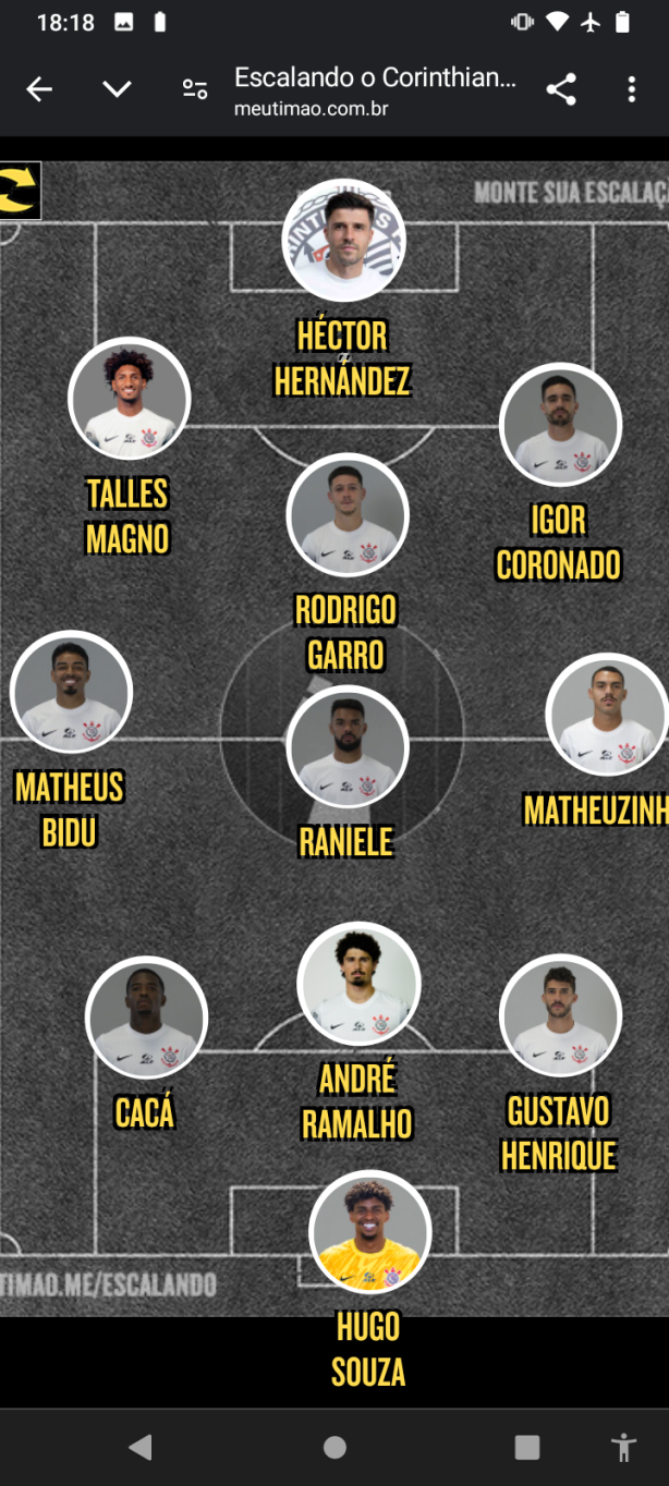 Esse Time nos ajudaria ou n�o?