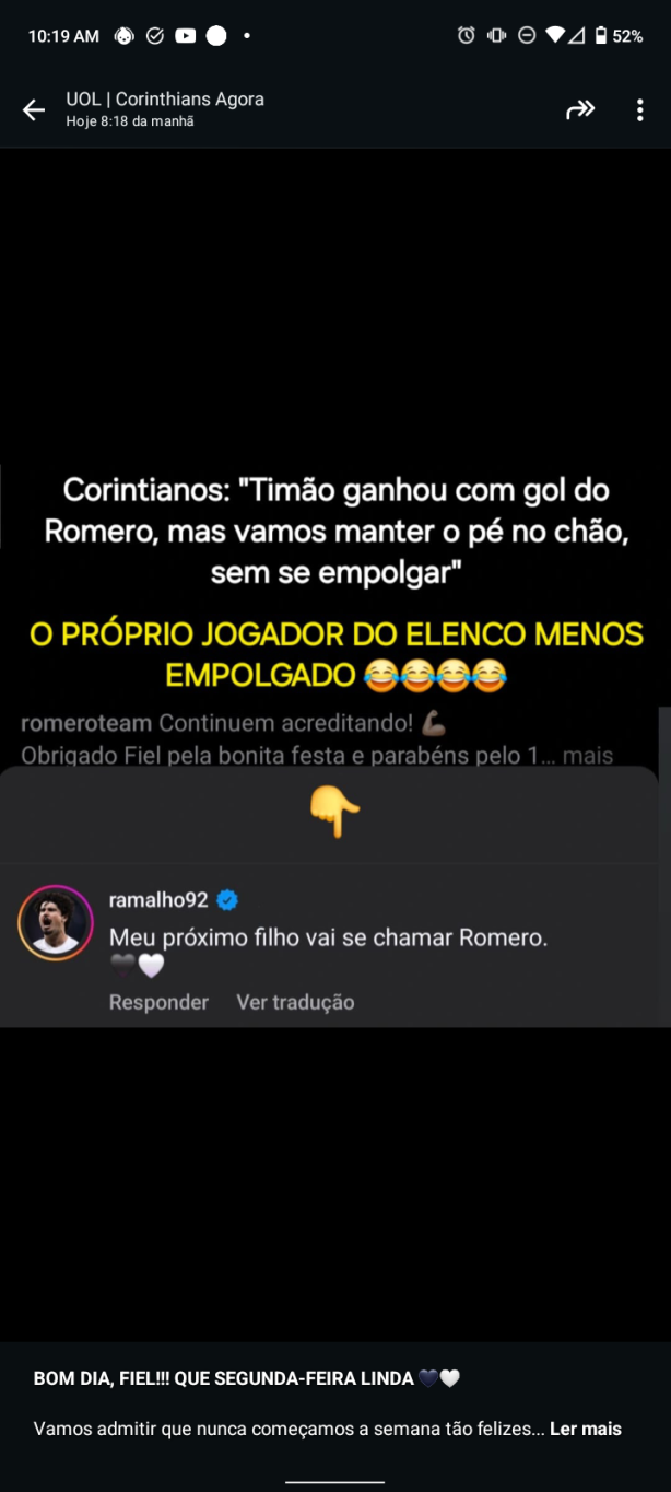 Andr� Ramalho -p�s jogo