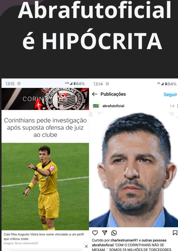 Puro suco de hipocrisia