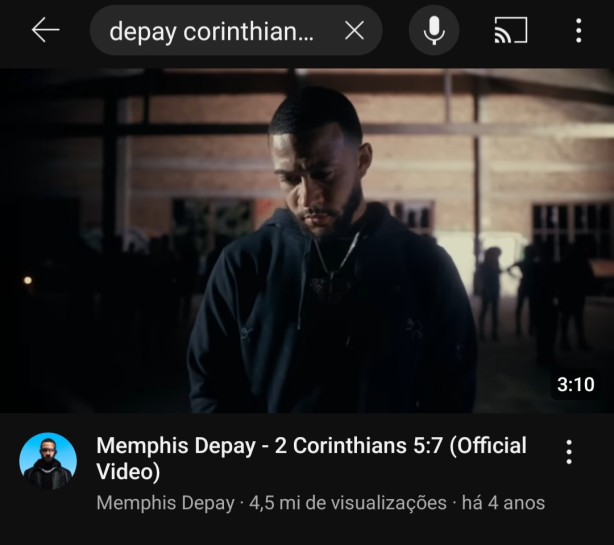Depay j� � Corinthians