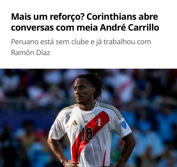 Acabou a humildade, Andr� Carrillo