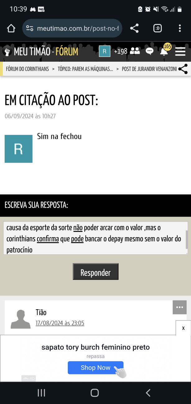 Eu falei ningu�m me ouviu