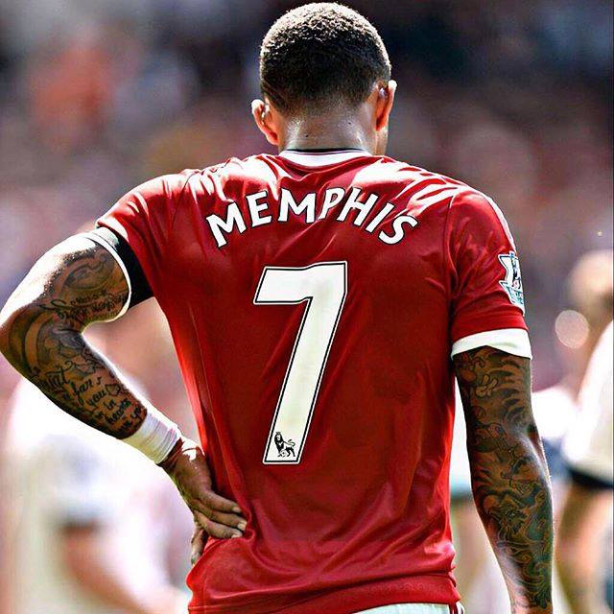 Camisa 7 para o Memphis Depay
