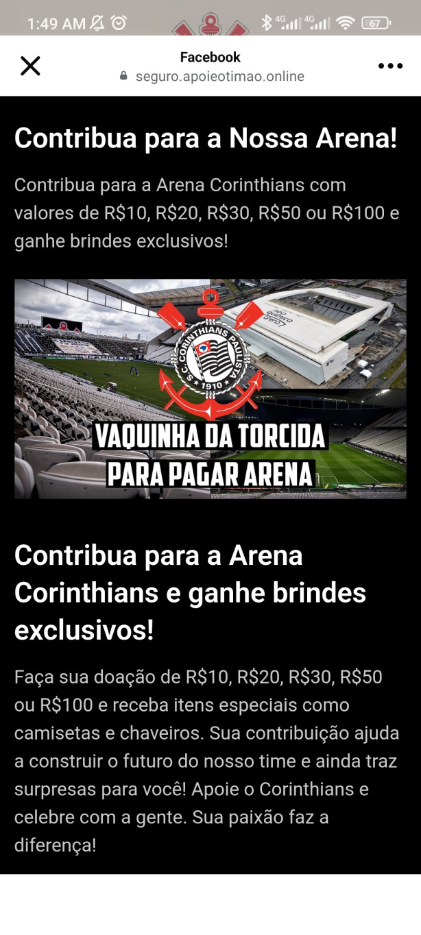 Cuidado! Pessoas aplicando golpe usando o gavi�es