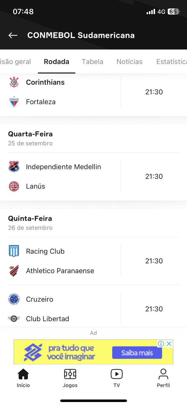 E se focarmos nesse campeonato?