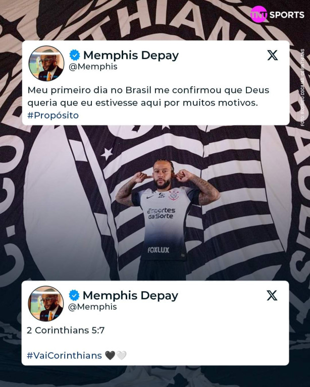 Depay fez uma postagem linda no Twitter