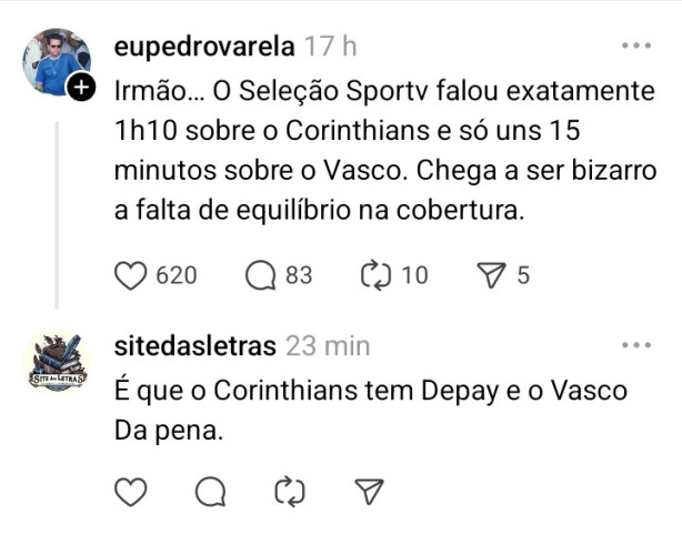 Como baixar a Bola de um Vasca�no com uma simples frase!