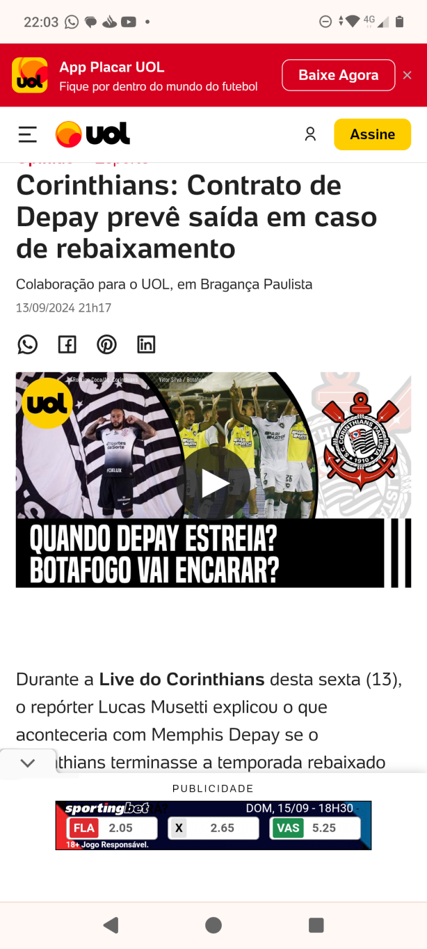 corinthians acima de todos