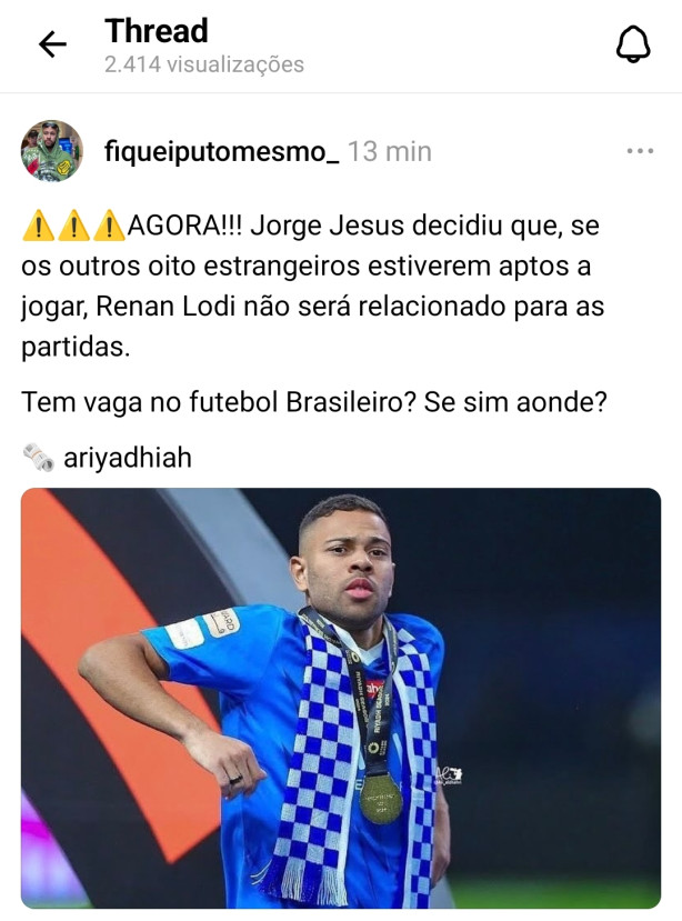 Oportunidade de mercado?