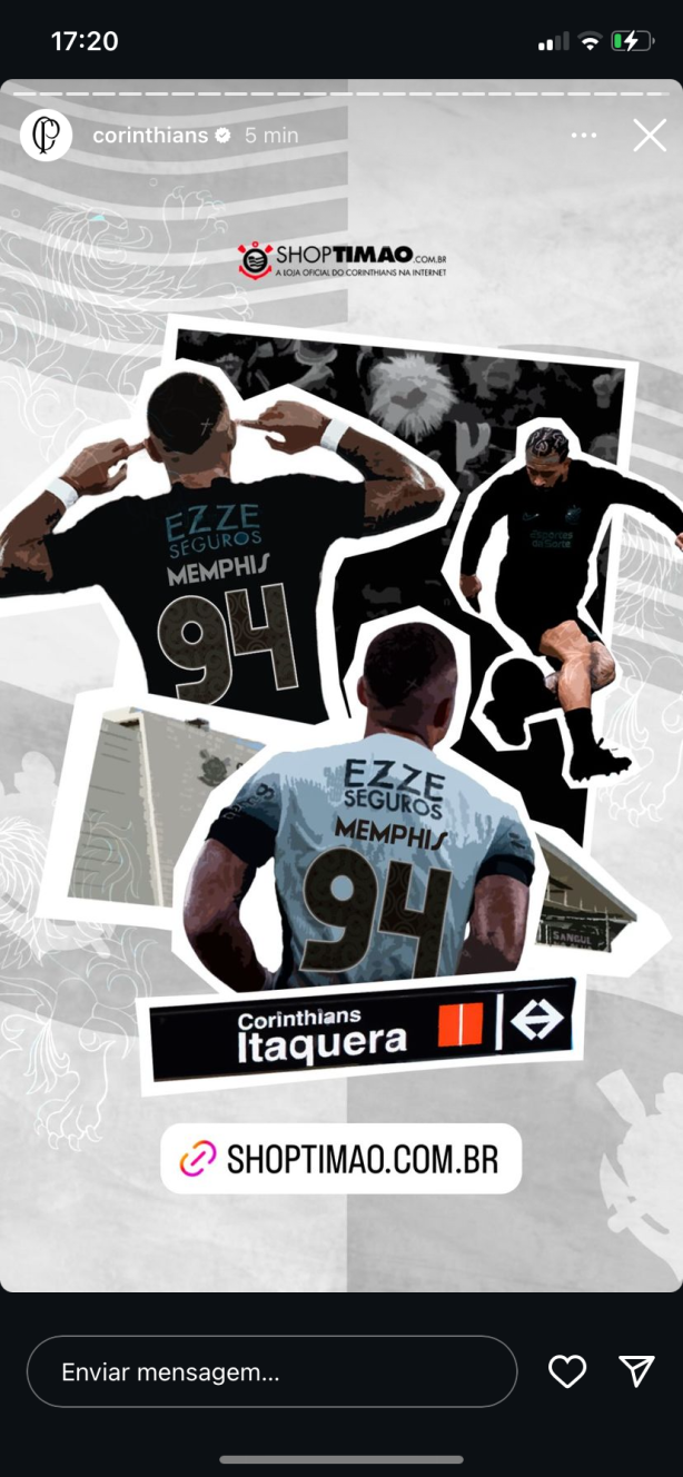 J� vendeu todas camisas do memphis