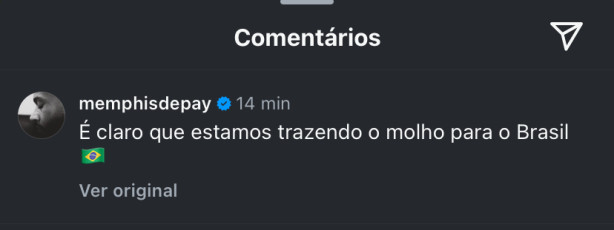 Ele tem o molho