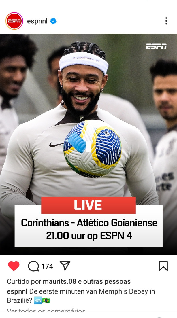 ESPN da holanda acabou de postar