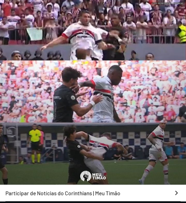 Se entrar em campo, merece cair msm..