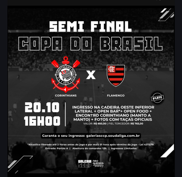 O jogo ser� mesmo dia 20/10
