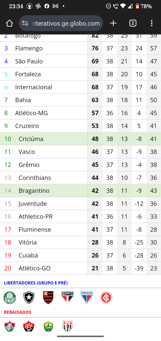 Simula��o Brasileir�o 24