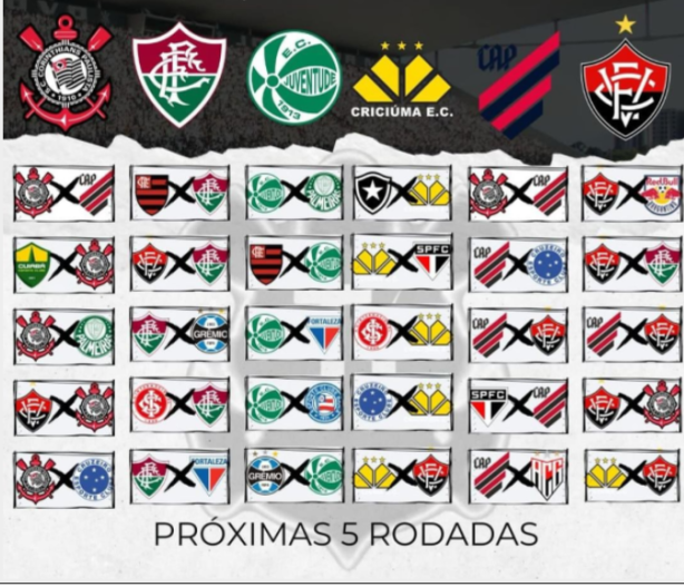 13 pontos nos pr�ximos 5 jogos