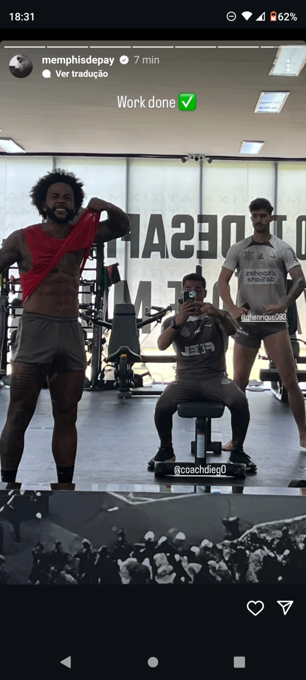 O homem t entrando em forma