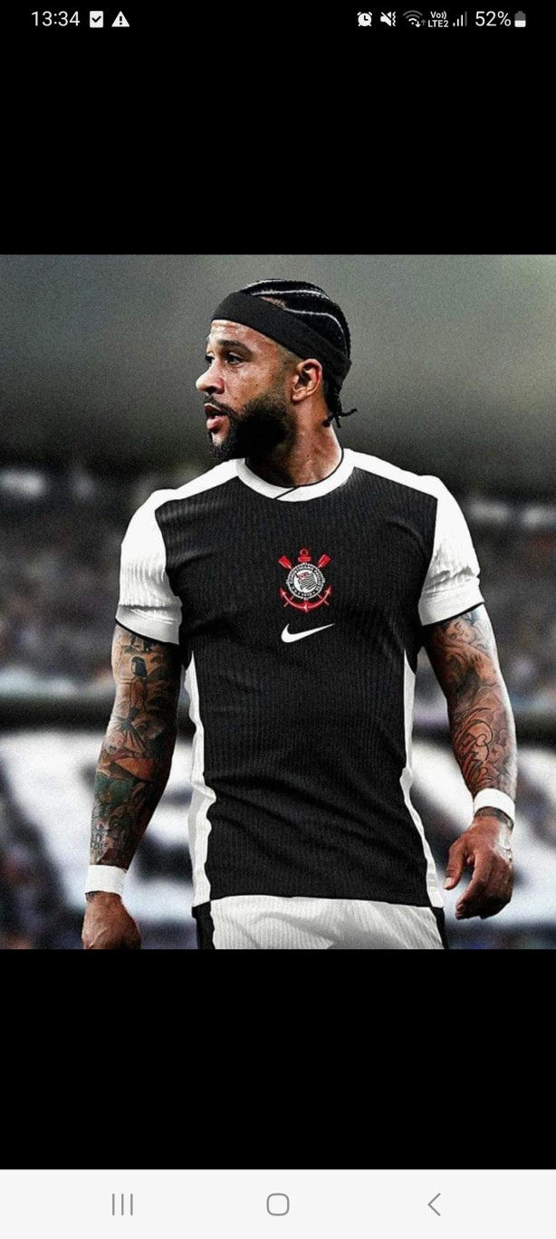 A nova camisa do Corinthians 2025.