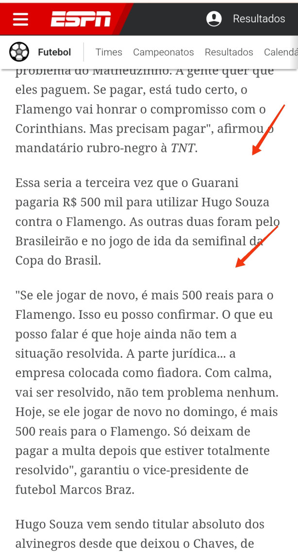 Mat�ria ESPN
