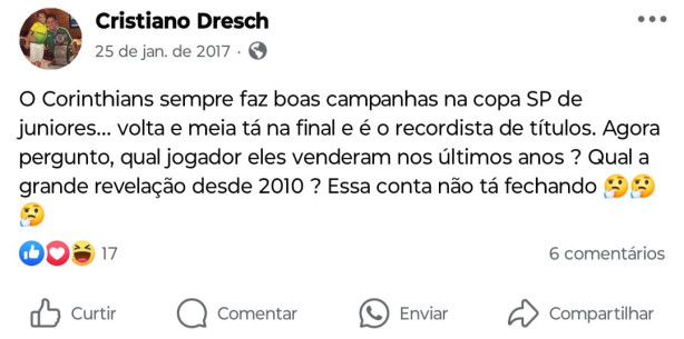 Presidente do Cuiab� � palmeirense