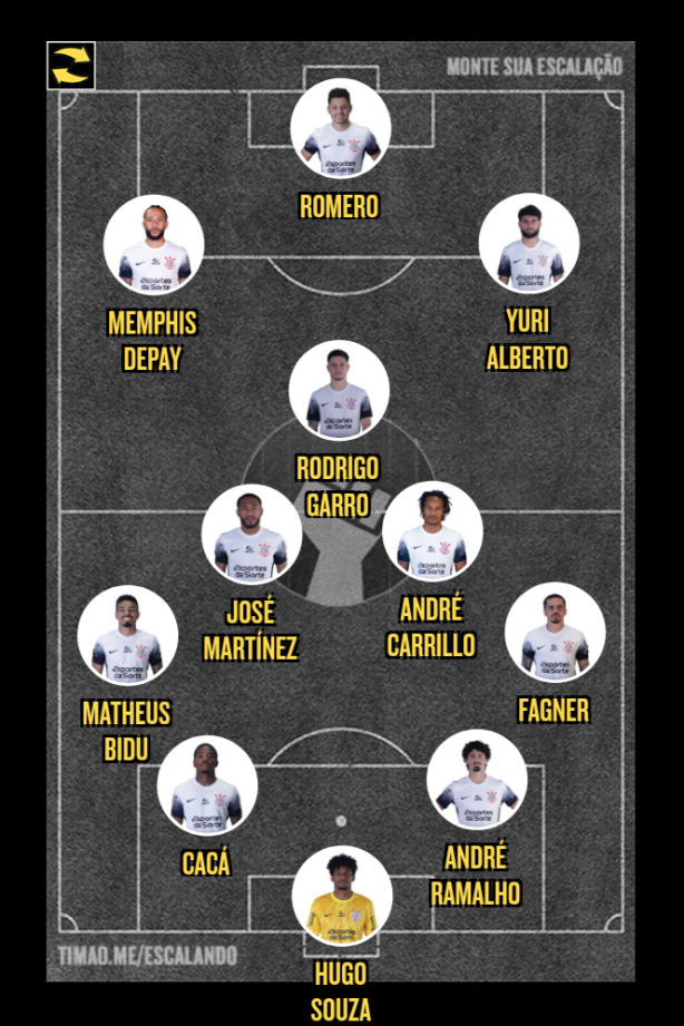 Escala��o de um amigo - jogo de Hoje!