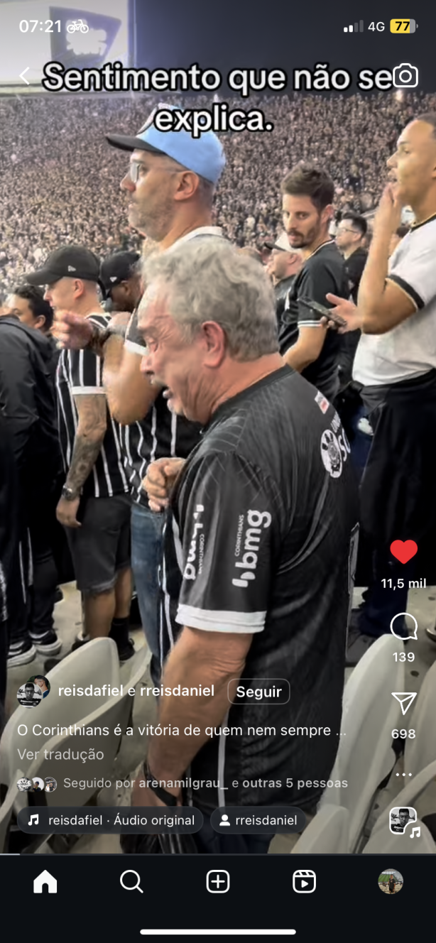 Um sentimento que n�o se explica