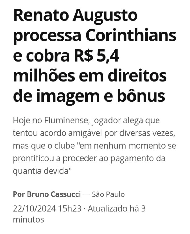 Mais um processo contra o Corinthians, Du�lio e a R&T � um c�ncer sem fim.