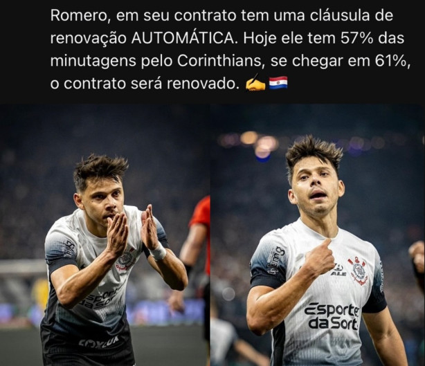 Renovao de contrato de Romero