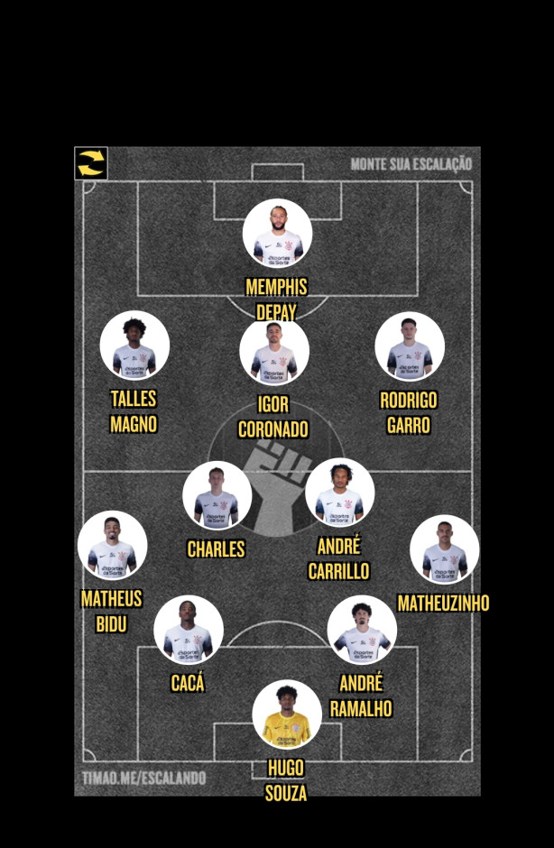 Time pra golear hoje.