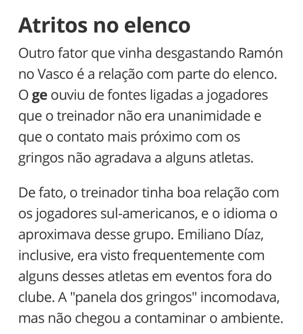A panela dos gringos