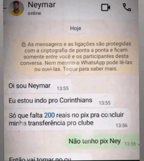 Menino Ney quer jogar no Tim&atilde;o.