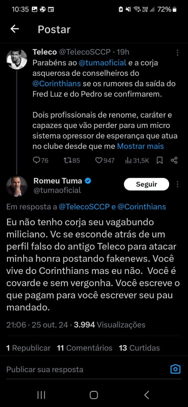 A resposta do med�ocre conselheiro