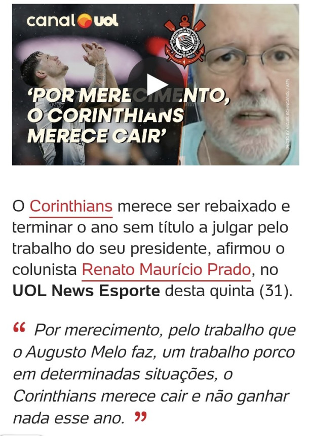 "Imprensa carioca � nojenta"