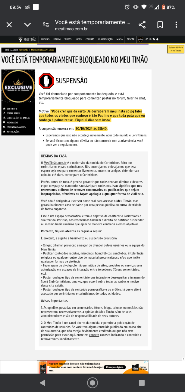 S� pode ser coisa de anti