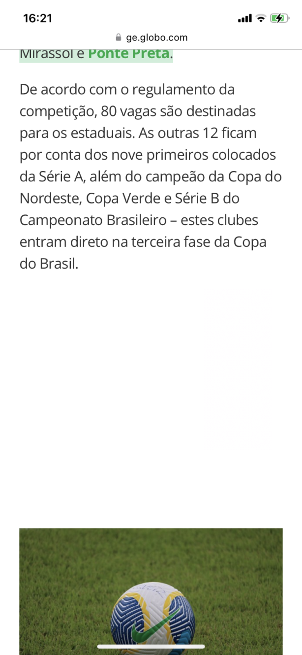 Nos j estamos na prxima Copa do Brasil?