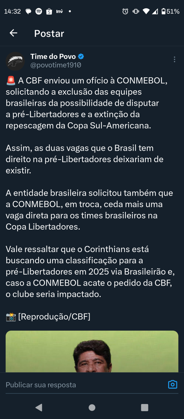 A CBF odeia o Corinthians