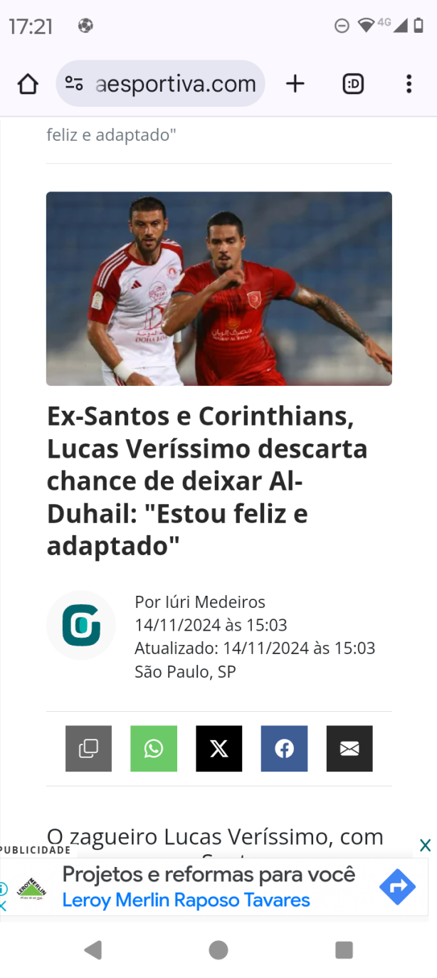 Ver�ssimo n�o vem