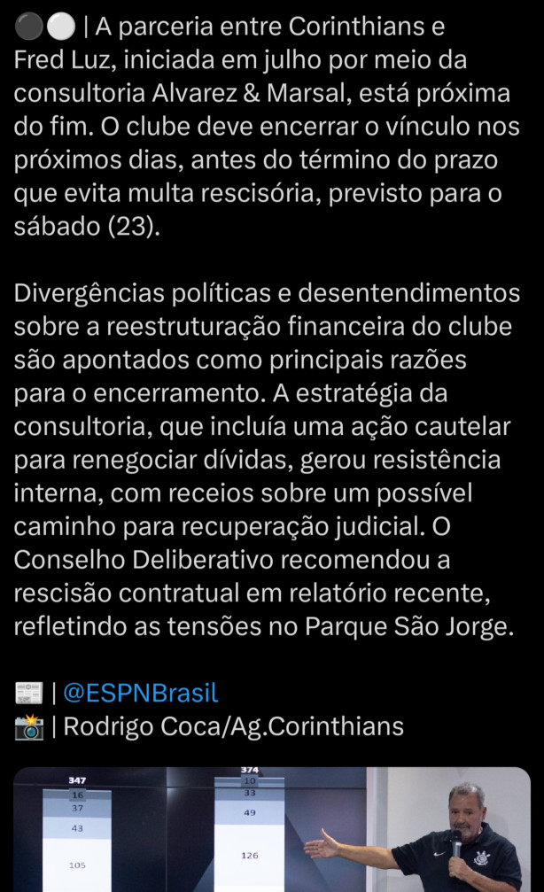 Fred Luz vai vazar mesmo!