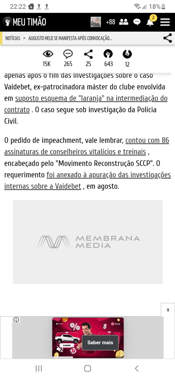 86 conselheiros vital�cios...