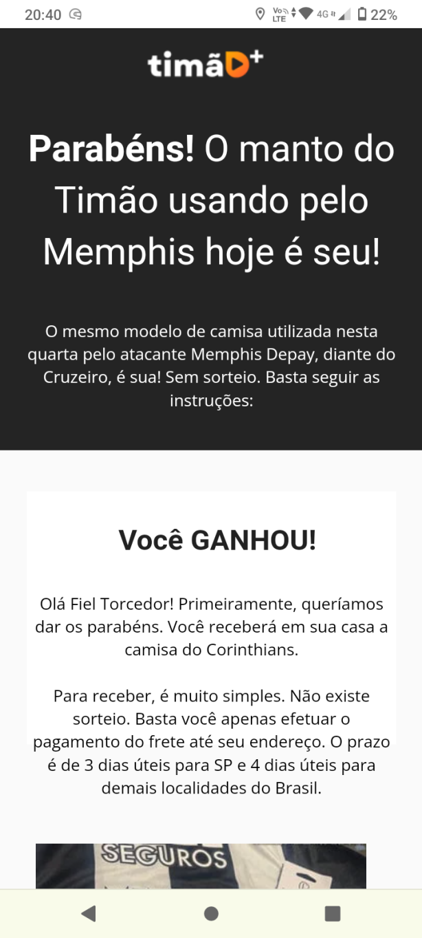 Ser� que e golpe? Tim&atilde;o Plus