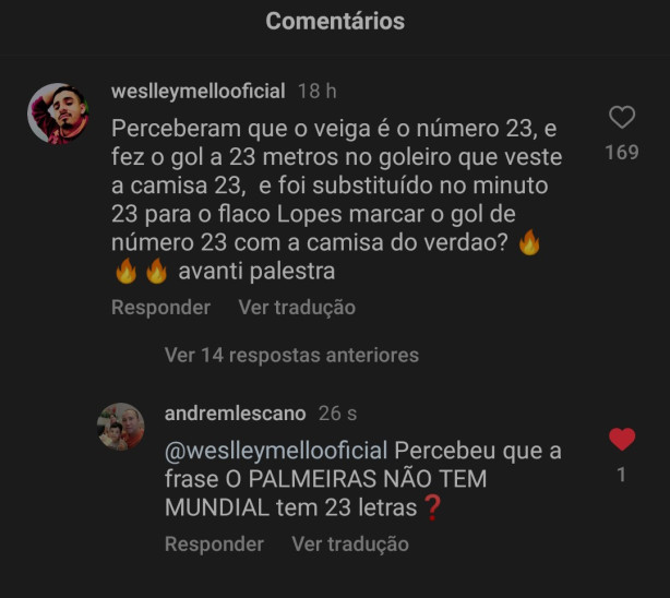 Ser� que magoei o palmeirense?