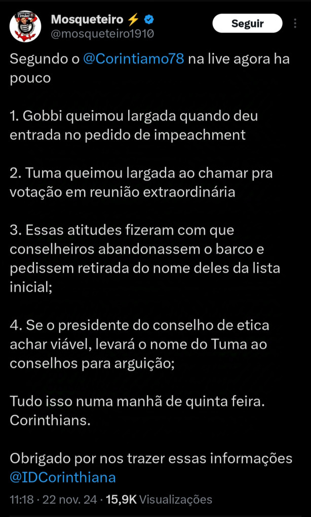 Atualiza��o sobre a Tentativa de Golpe