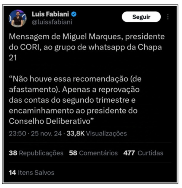 Avisei que era fake e tomei 5 negativadas