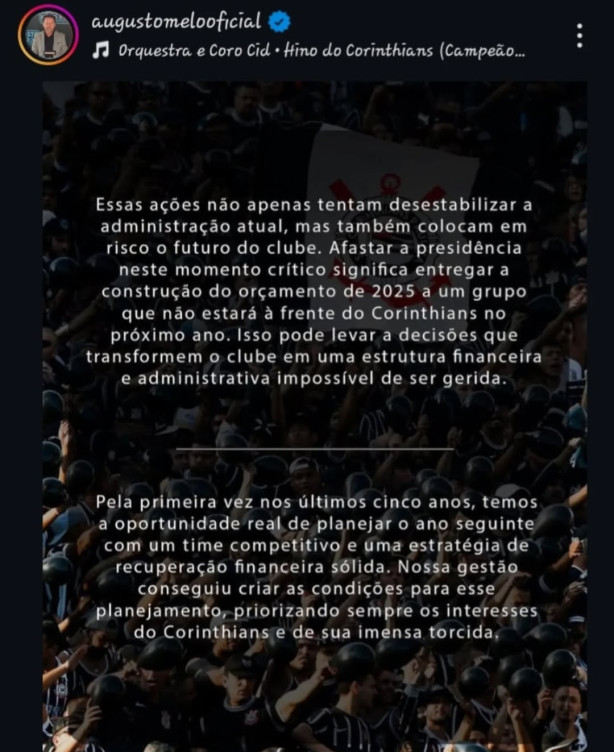 � um risco muito grande